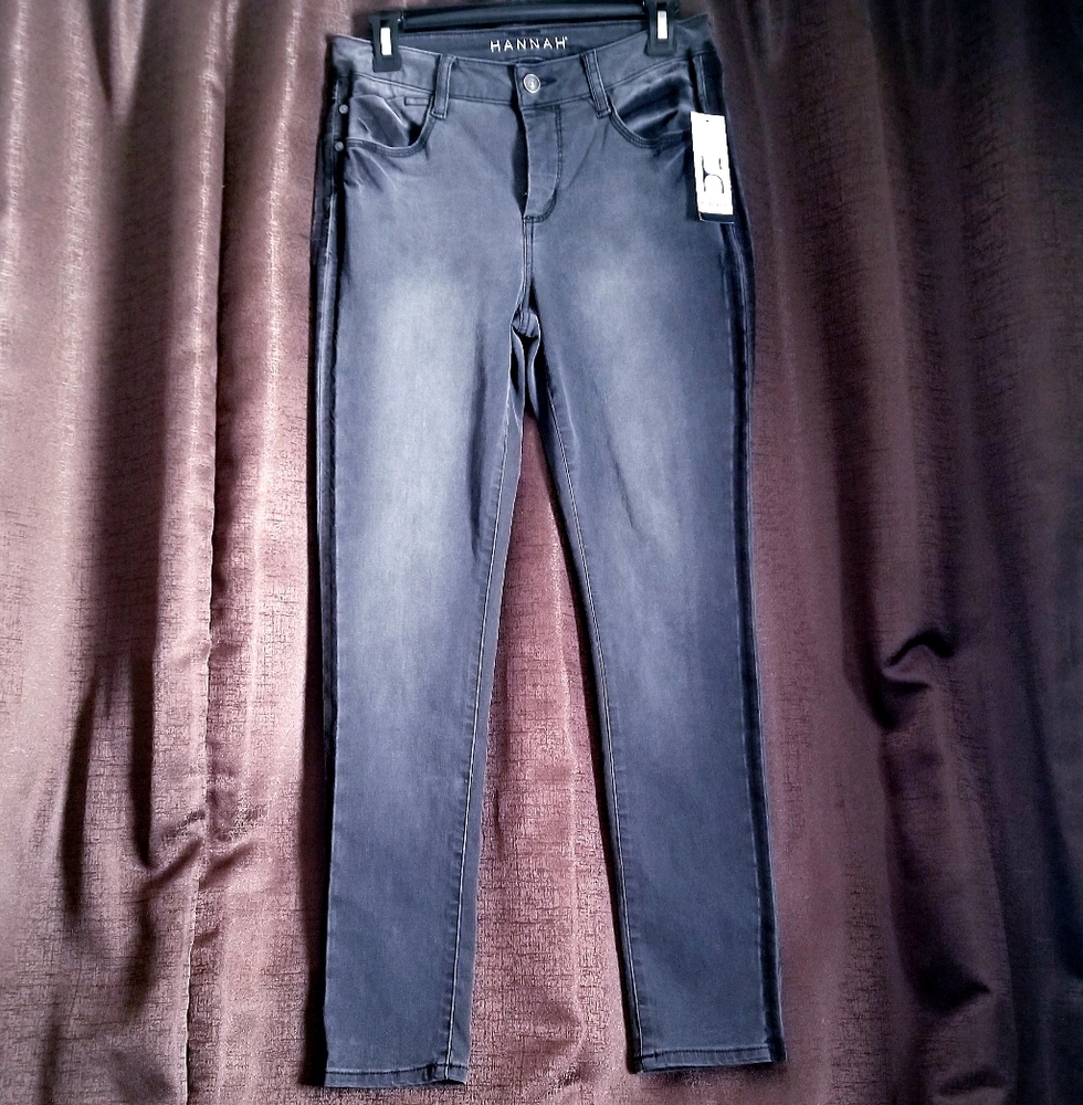 Hannah Side Stripe Skinny Tuxedo Jeans